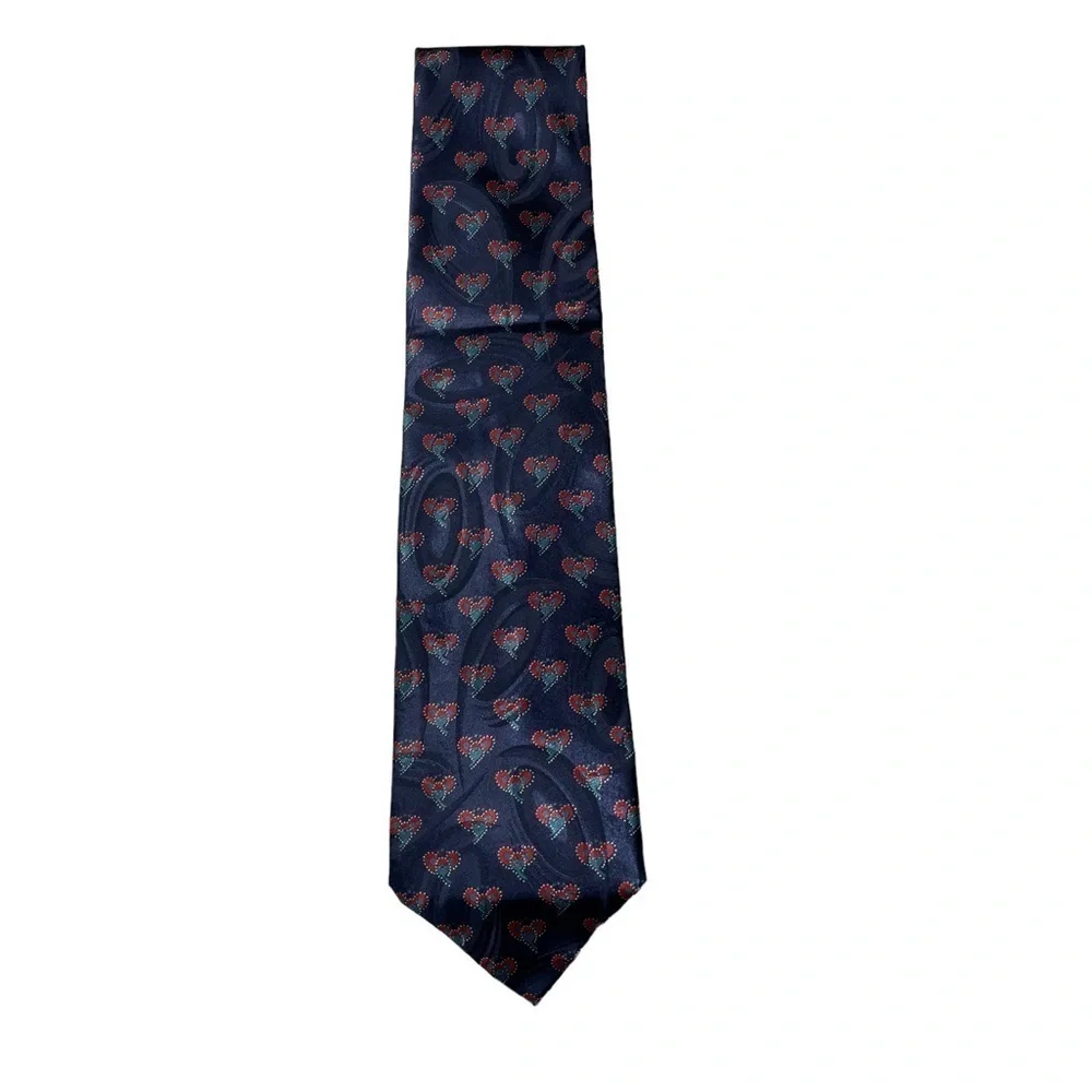 CHRISTIAN DIOR Monsieur Blue Tie Made in the USA